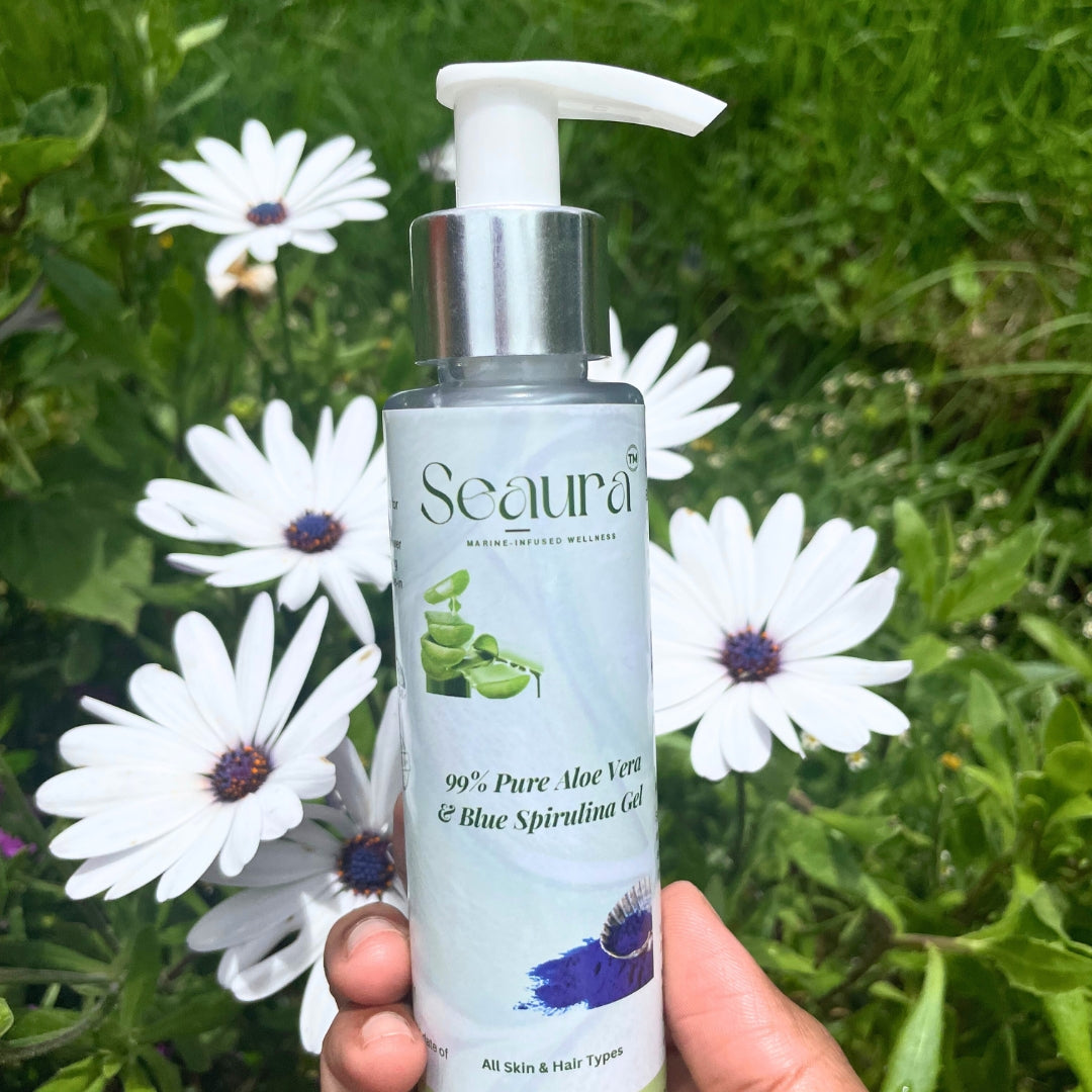 Aloe & Blue Spirulina Gel (Unscented)